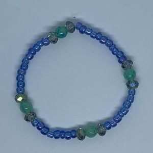 Mixed Beaded Stretchy String Bracelet